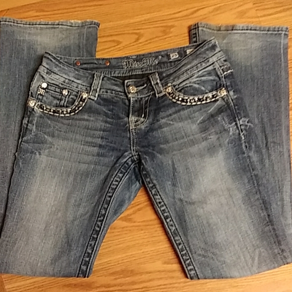 Miss me embellished distressed women's jeans sz 25 - Picture 4 of 8